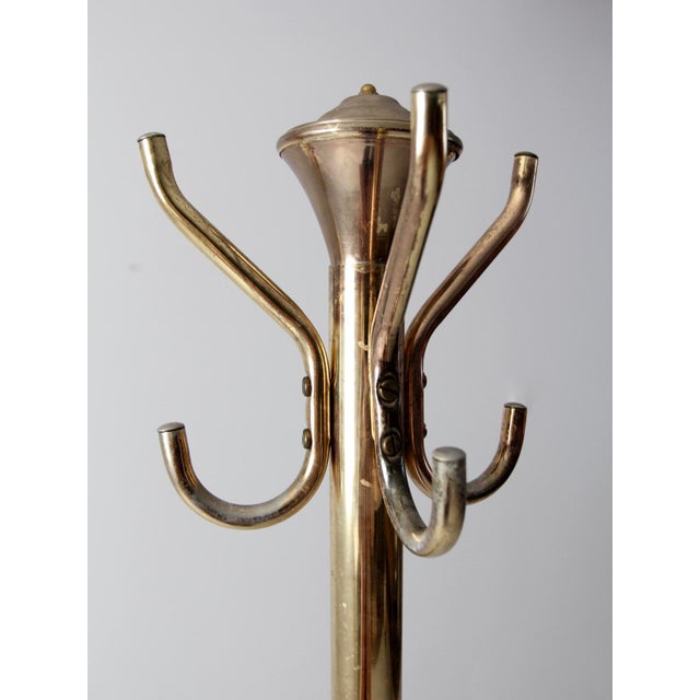 Vintage Brass Coat Rack Chairish