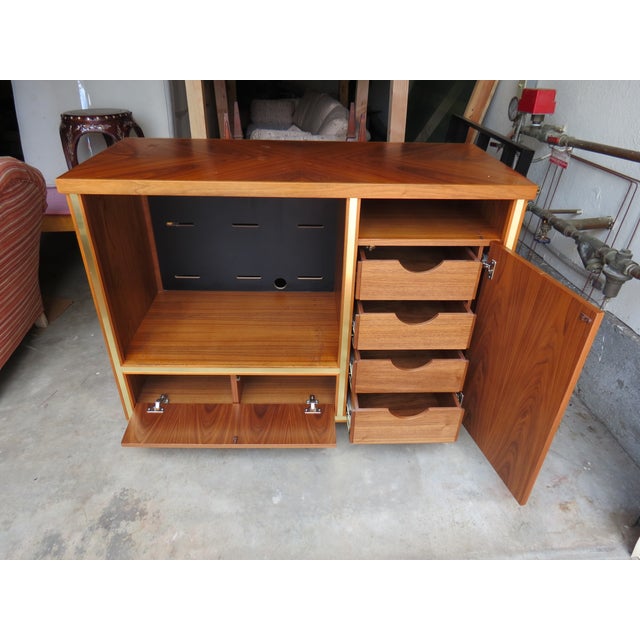 MidCentury Modern Entertainment Center Chairish