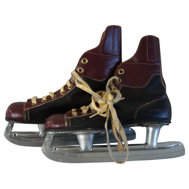 Vintage Canadian Hockey Skates Chairish