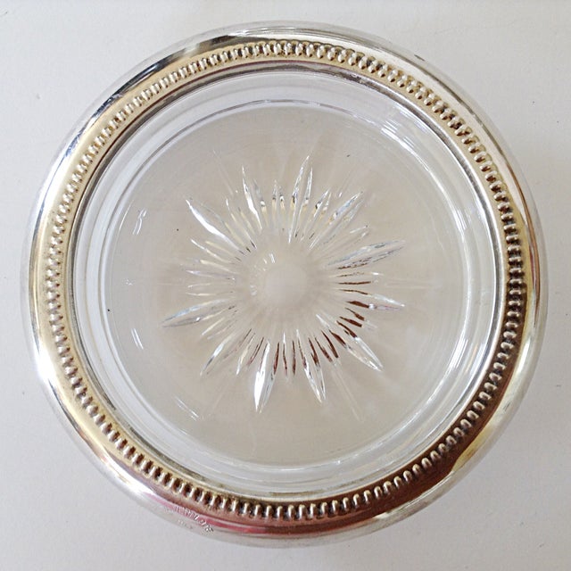 Italian Silver Plate Coasters Set of 4 Chairish