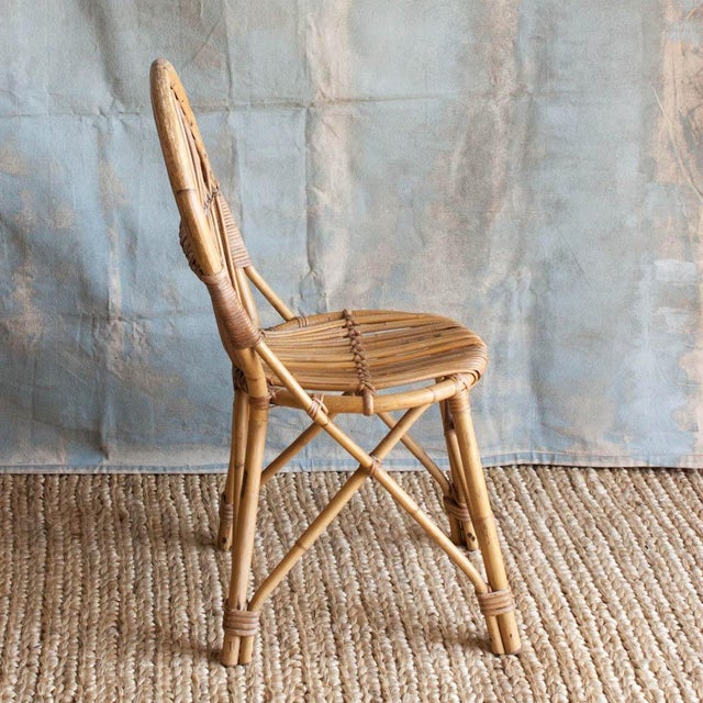 Boho Chic Rounded Rattan Dining Chair (Single) Chairish