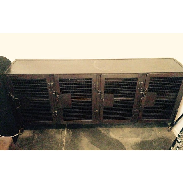 Industrial Steel Credenza on Casters Chairish