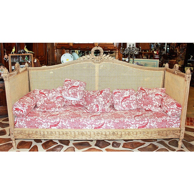 Image of Antique French Carved Day Bed Sofa
