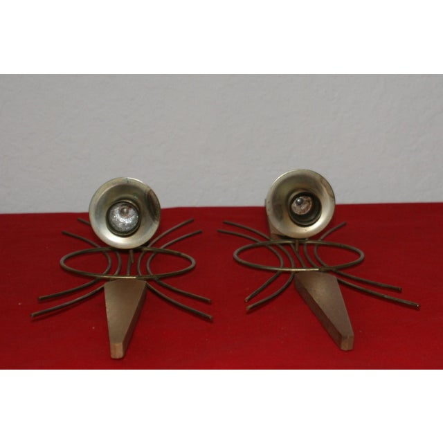 Mid-Century Modern Sears Starburst Clock & Wall Sconces - Set of 3 Chairish