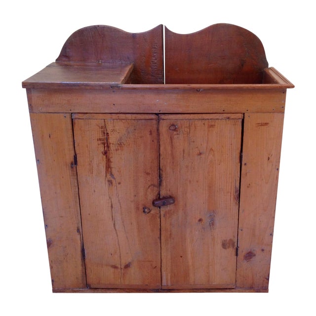 Antique Primitive Pine Dry Sink Chairish