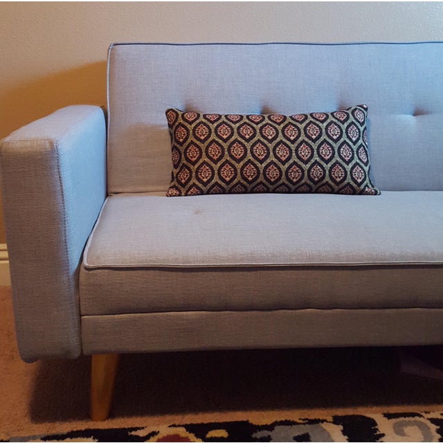 Modern Graphic Print Lumbar Pillow Chairish