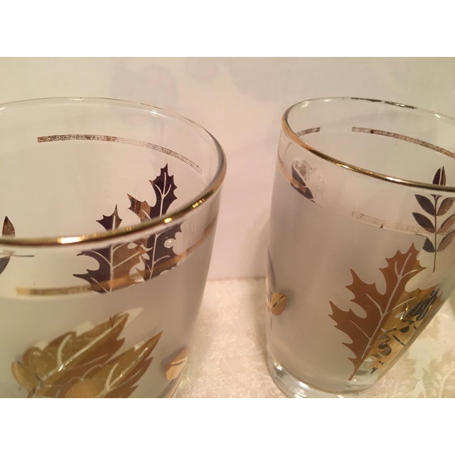 Libbey Gold Leaf Glasses Set of 7 Chairish