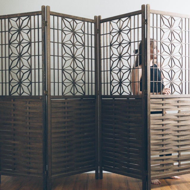 Vintage Wooden Japanese Shinto Screen Chairish