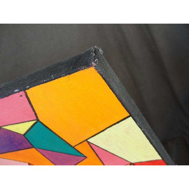 Colorful Geometric Abstract Expressionist Painting Chairish