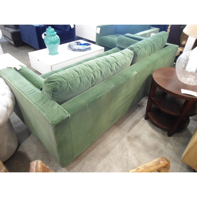 Grass Green Velvet Tufted Sofa | Chairish These comfortable sofas & couches will complete your living room decor.