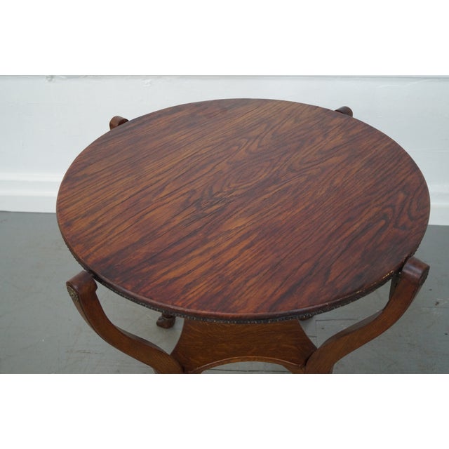 Hunzinger Oak Flip Top Game Table Chairish