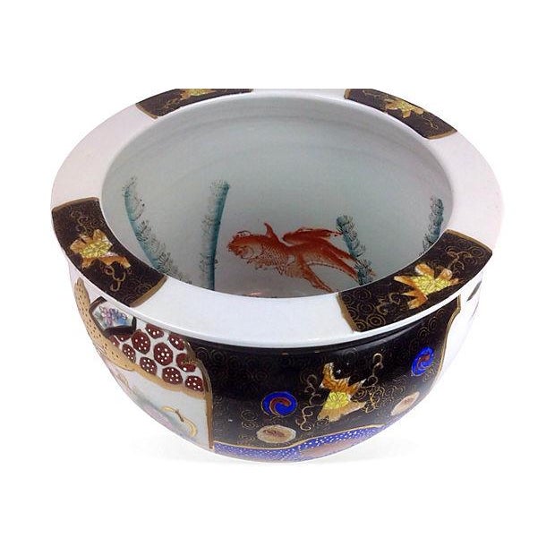 Chinoiserie Koi Fish Bowl Planter Chairish