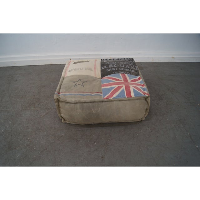 Restoration Hardware Square Floor Pillow/Ottoman Chairish