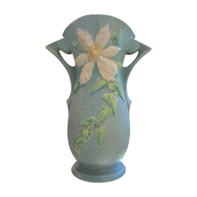 Extra Large Roseville USA "Clematis" Vase Chairish