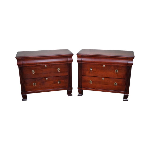 Ethan Allen British Classics "Daryn" Nightstands A Pair