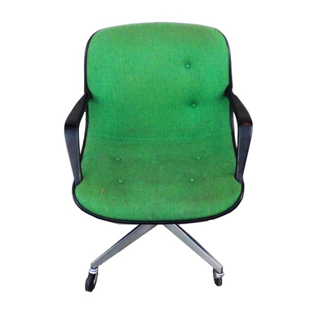 MidCentury Modern SteelCase Vintage Green Office Chair Chairish