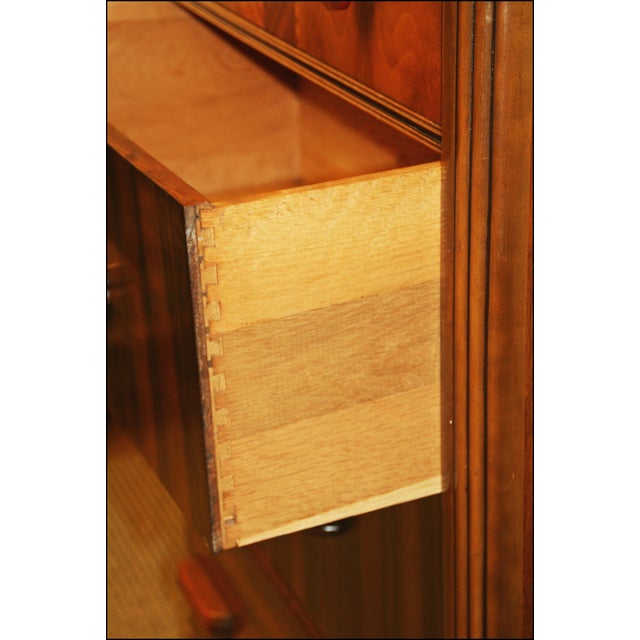 Art Deco Waterfall Dresser With Bakelite Drawer Pulls Chairish