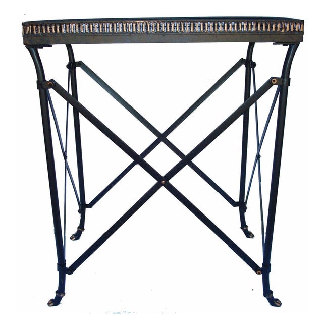 Granite Top Federalist Side Table Chairish