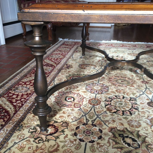 Thomasville Glass Top Coffee Table Chairish