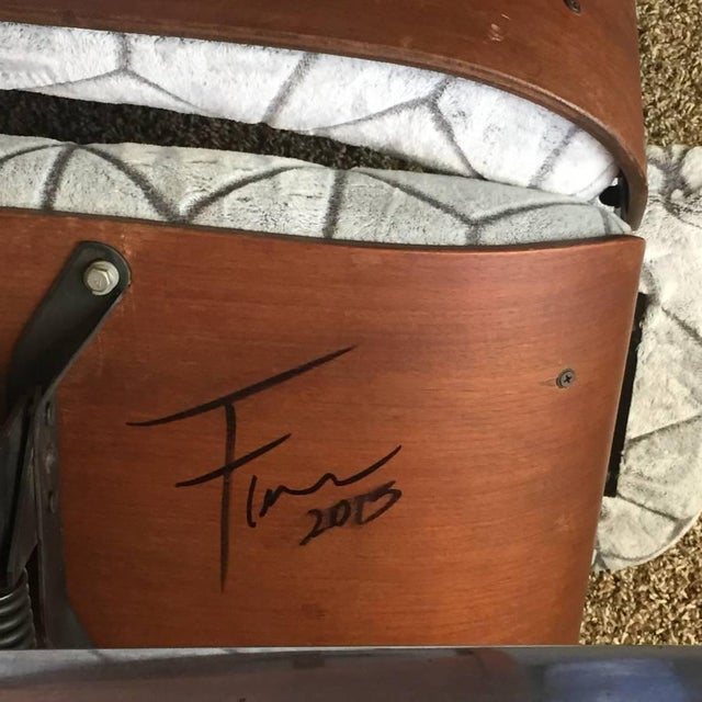 Eames Style Reupholstered Lounge Chair Chairish