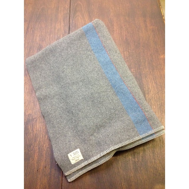 1944 Grey Wool Blanket Chairish