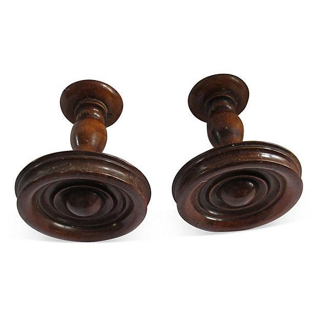 Antique French Wood Curtain Tie Backs A Pair Chairish