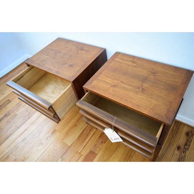 Mid-Century Lane Rhythm Nightstands - Pair | Chairish