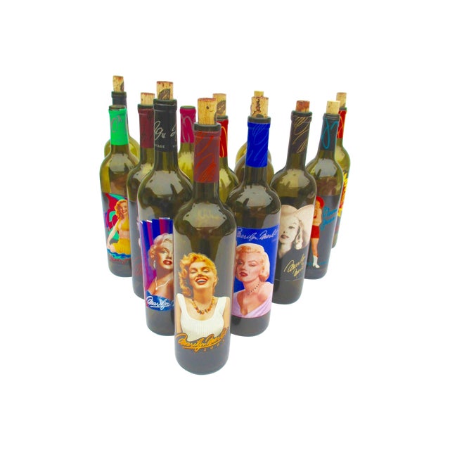 Marilyn Monroe Wine Bottle Collection Set of 13 Chairish