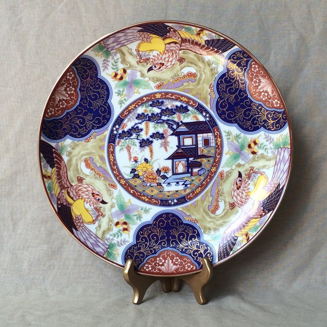 Imari Ware Vintage Charger Plate Chairish