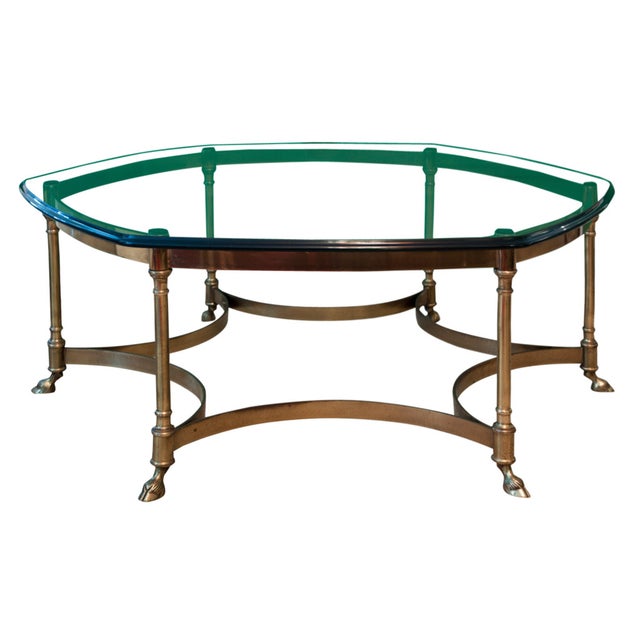 Vintage Regency La Barge Brass Coffee Table Chairish