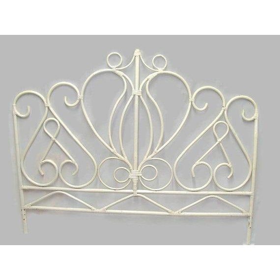 Vintage Bent wood Bamboo Queen Headboard Chairish