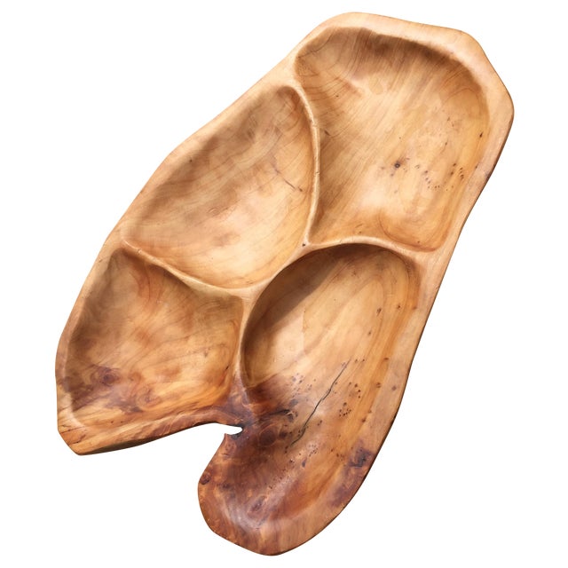 Large Natural Wood Tray Chairish