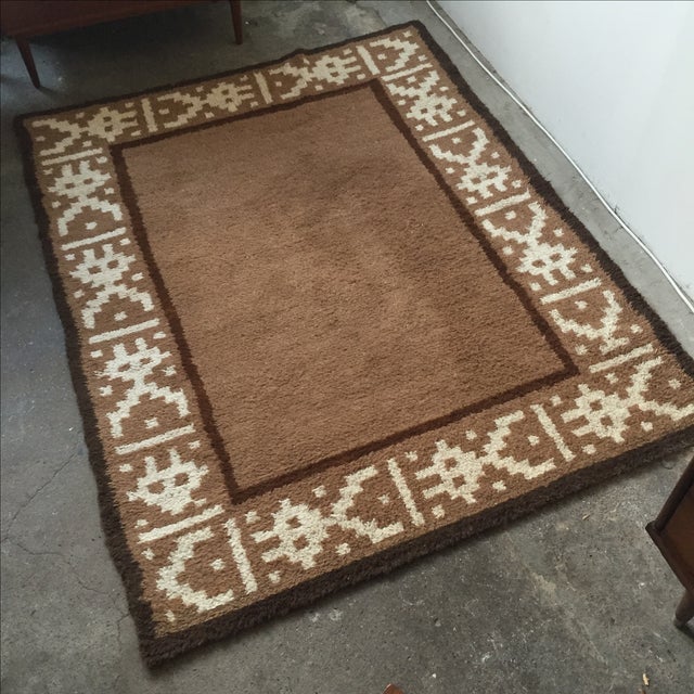 Vintage Alpaca & Wool Peruvian Rug 6'4" x 4'10" Chairish
