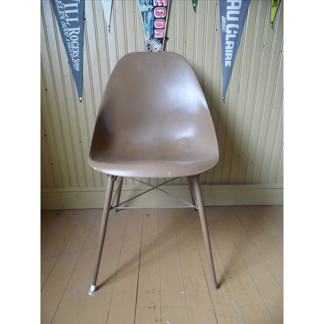 Eames Style Egg Shell Chair  Chairish