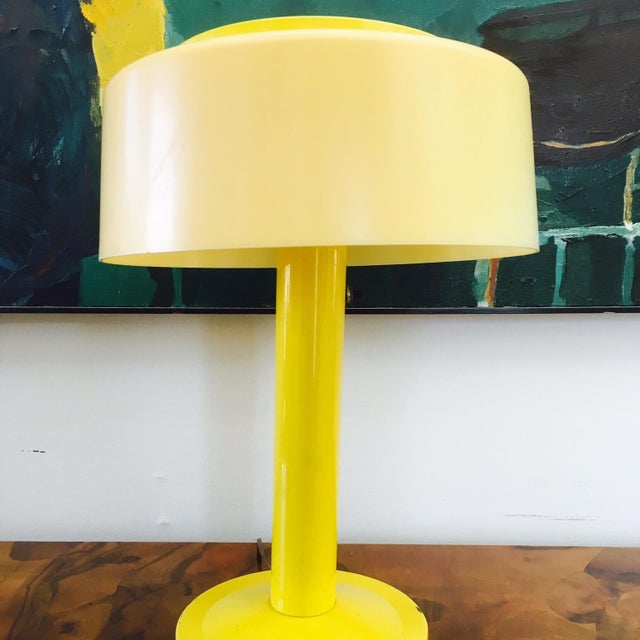 Modern 60's Yellow Desk Lamp Chairish