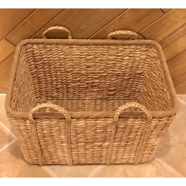 Large Rectangular Storage Basket Chairish