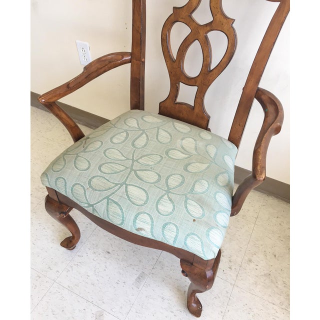 French Country Pine Dining Chairs, Set of 6 Chairish