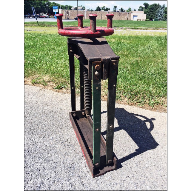 Vintage Industrial W.O. Hickok Keystone Cider Mill Apple Press Chairish