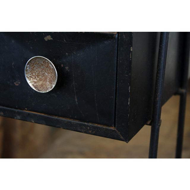 Black Metal Telephone Console Chairish