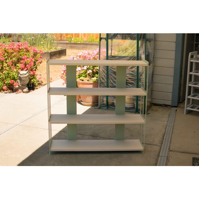 MidCentury Modern Metal Shelf Chairish