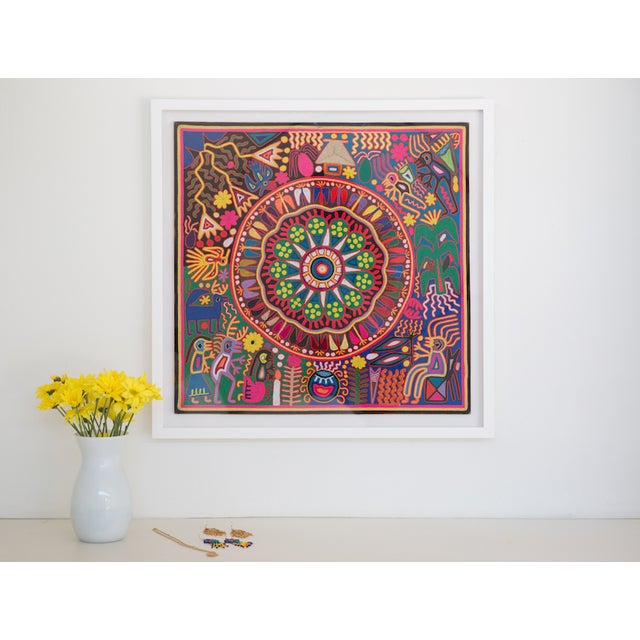 Huichol Yarn Painting | Chairish