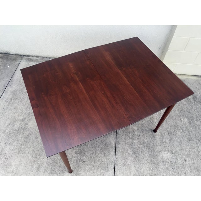 Restored Mid Century Modern Walnut Expandable Dining Table ...