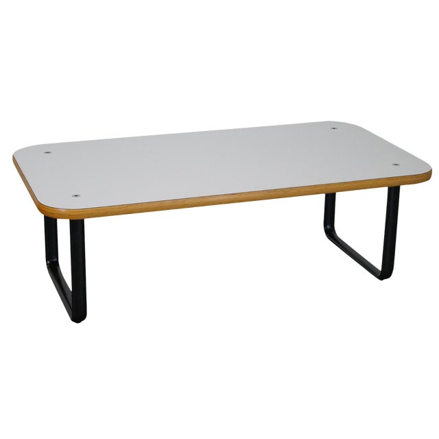 Knoll White Laminate Coffee Table Chairish