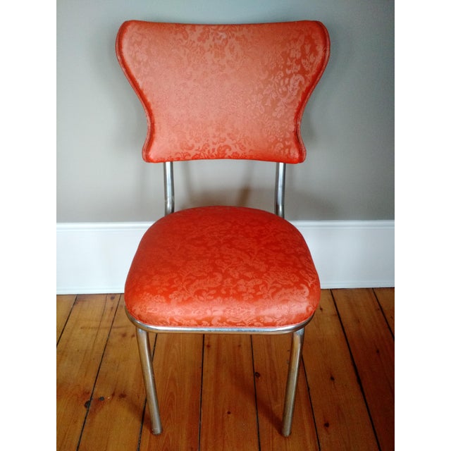 Retro 1950s Vinyl & Chrome Dining Chairs Set of 4 Chairish