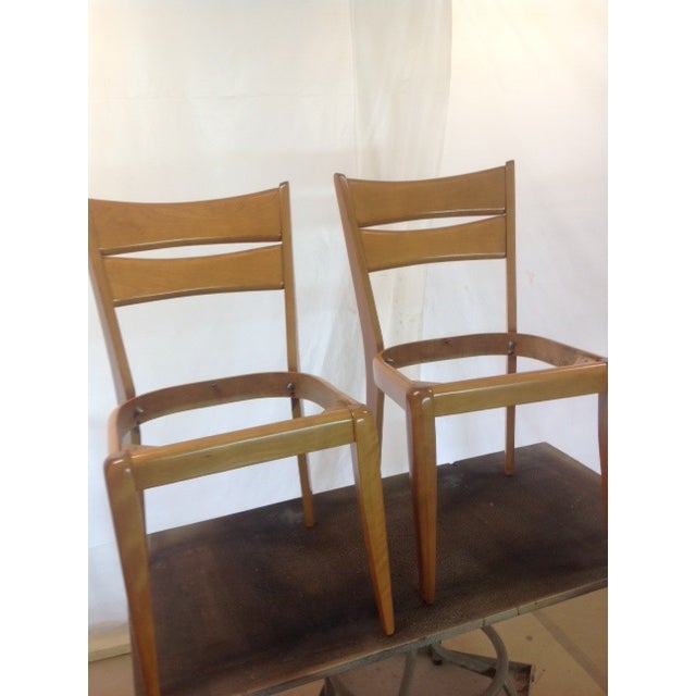 HeywoodWakefield Side Chairs A Pair Chairish