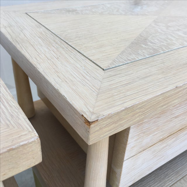 MidCentury Modern Lane Maple Nightstands A Pair Chairish