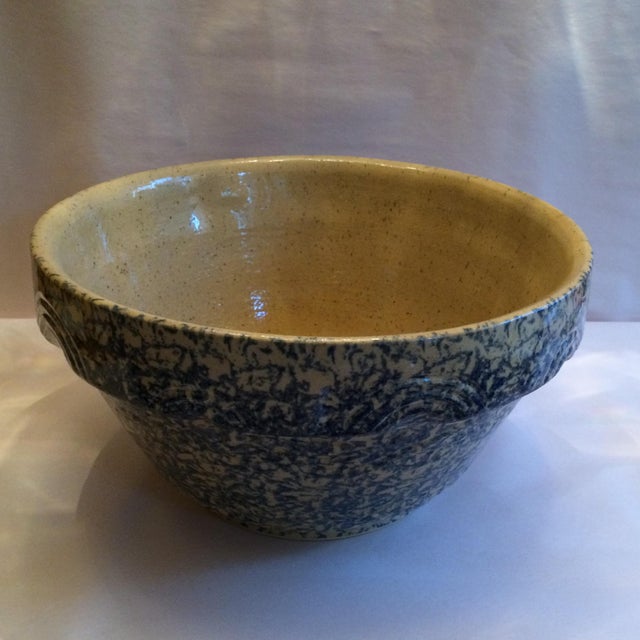Vintage Roseville Pottery Ransbottom Mixing Bowl | Chairish