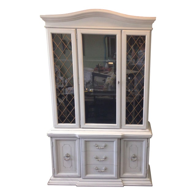 Vintage Gray Painted China Chairish