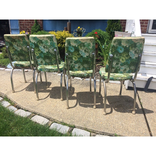 Vintage Vinyl Chairs Set of 4 Chairish