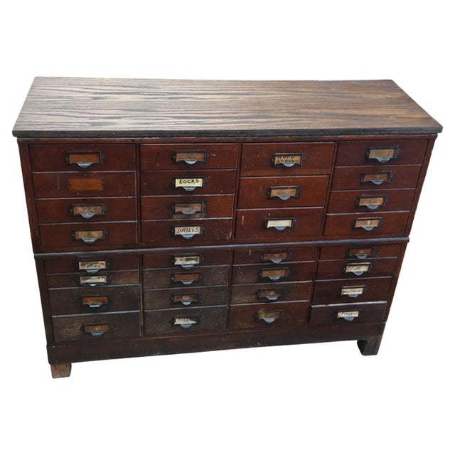 31 Drawer Antique Storage Chairish